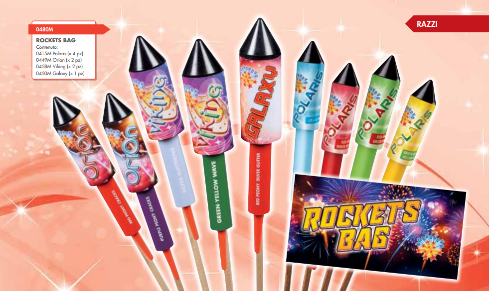 Rocket's bag (9 pezzi)